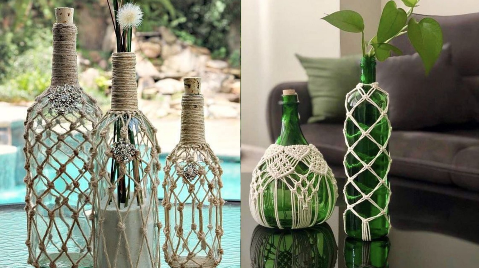 Peças de design e decoração com conteúdo reciclado